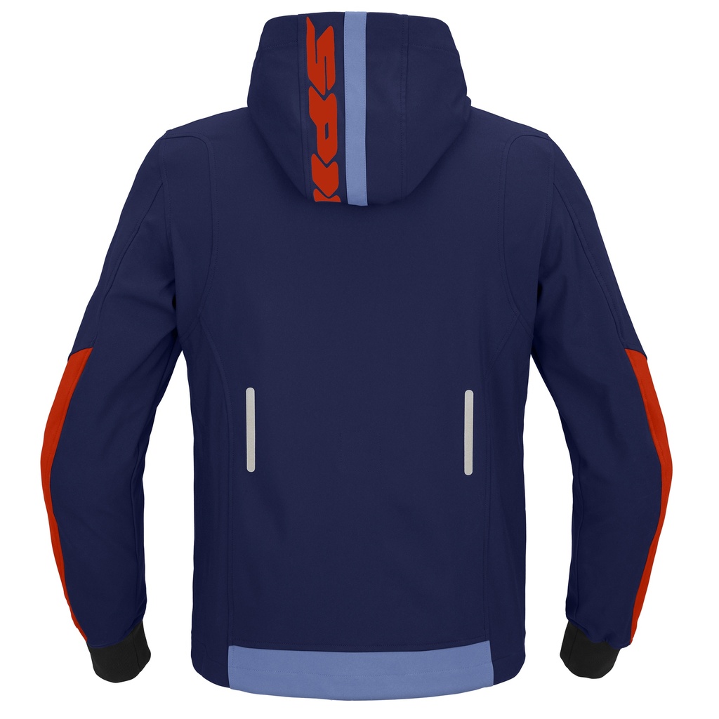 Spidi HOODIE ARMOR LIGHT Navy/Red