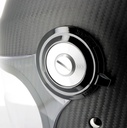 Helstons NAKED FULL FACE Carbone black carbon mat