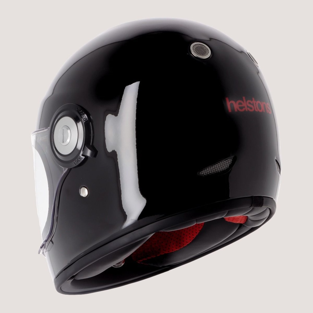 Helstons NAKED FULL FACE Carbone black gloss