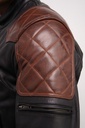 Helstons CHUCK Leather Buffle & Vachette black-camel