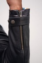Helstons RACE Leather Aniline blue