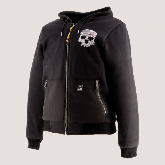 Helstons HOODIE -Aramide black bones
