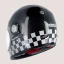 Helstons COURSE FULL FACE Carbone black (White)