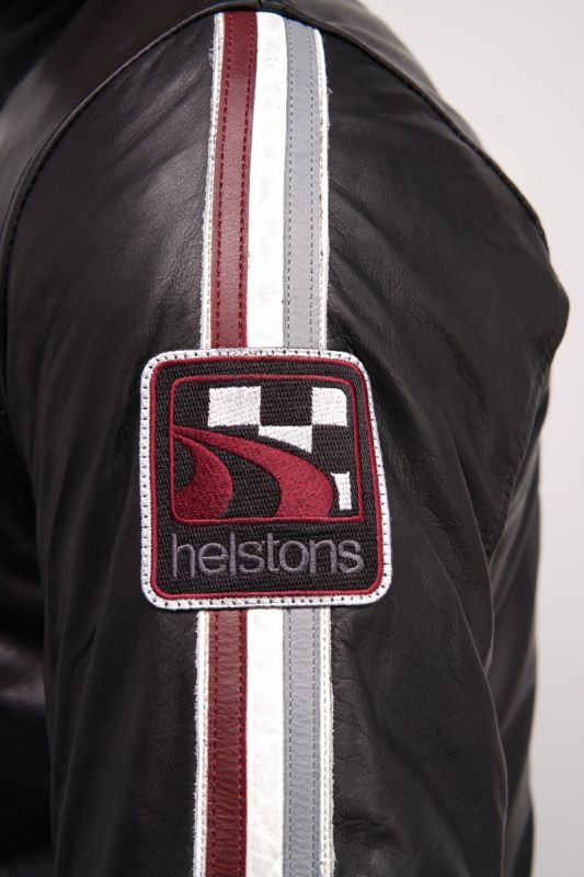 Helstons RACE Leather Aniline black