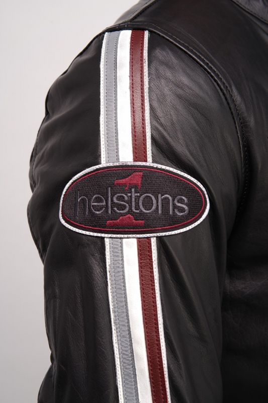 Helstons RACE Leather Aniline black