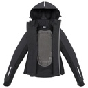 Spidi HOODIE H2OUT II LADY Black/Anthracite/Fluo Red