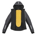 Spidi HOODIE H2OUT II Black/Anthracite/Fluo Red