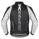 Spidi DP PROGRESSIVE LEATHER Black/White