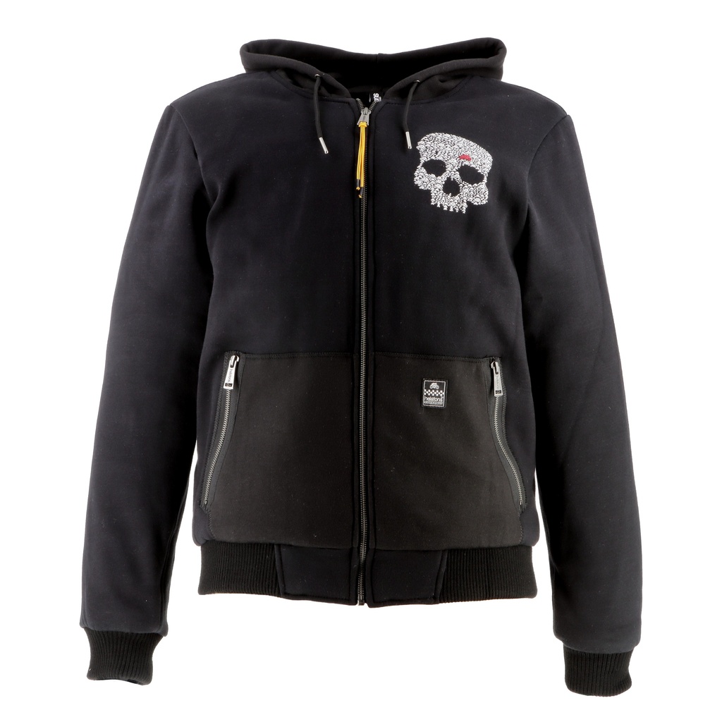 Helstons HOODIE -Aramide black bones