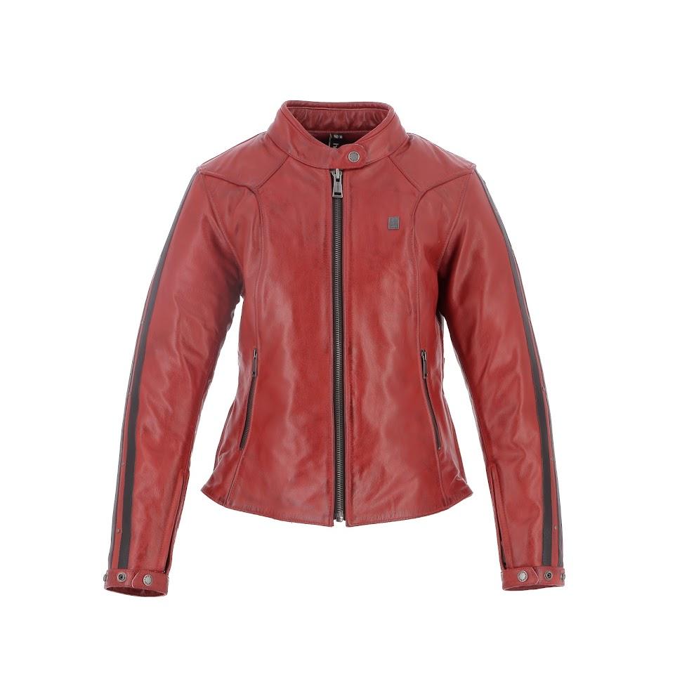 Helstons VICTORIA Leather Rag red
