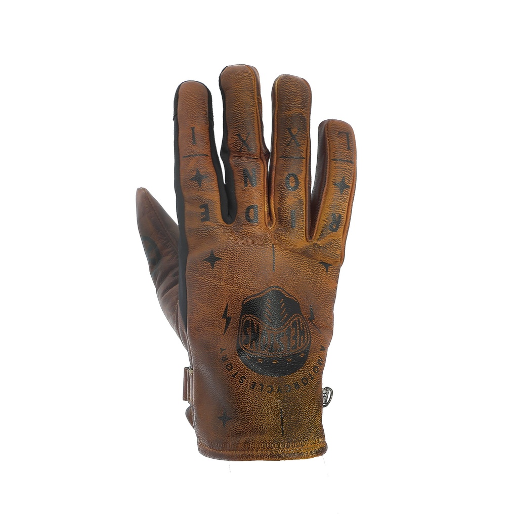 Helstons KUSTOM Winter Leather burning (helmet)