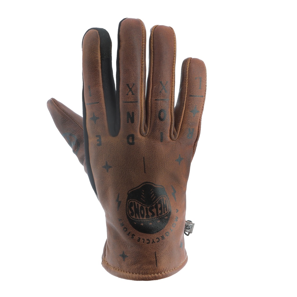 Helstons GRAFIC Winter Leather burning (helmet)