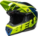 Casco BELL Moto-10 Spherical - Sliced Matte/Gloss Retina/Blue