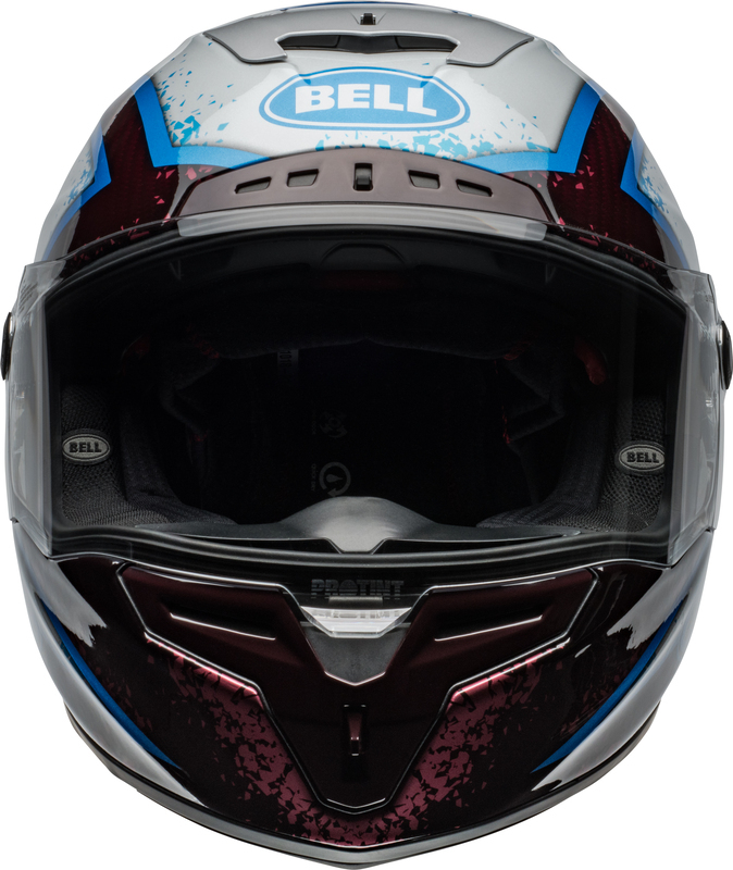 Casco BELL Race Star DLX Flex - Xenon Gloss Blue/Retina