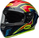 Casco BELL Race Star DLX Flex - Xenon Gloss Red/Silver
