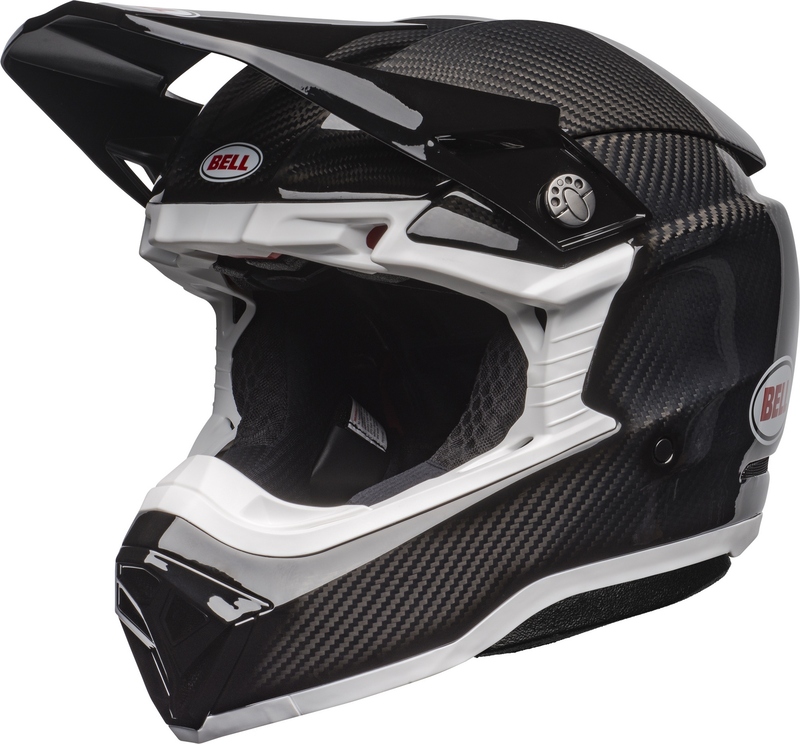 BELL Moto-10 Spherical Solid White Black