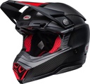 BELL Moto-10 Spherical Satin Gloss Black Red