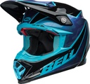 BELL Moto-9S Flex Sprite Gloss Black Blue