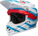 BELL Moto-9S Flex Banshee Gloss White Red