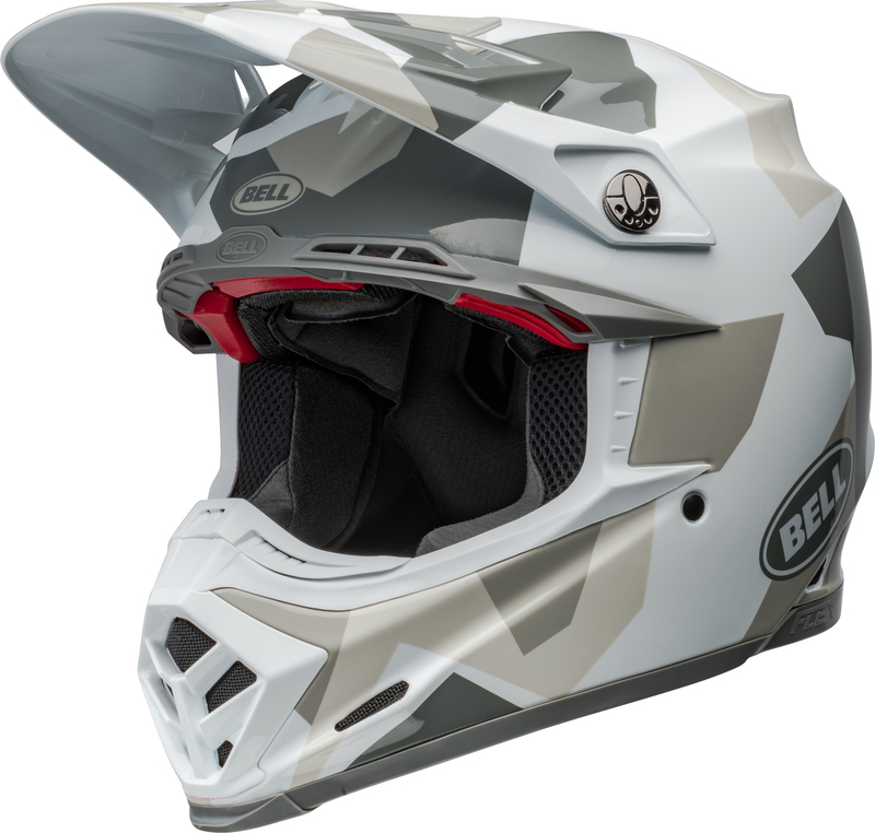BELL Moto-9S Flex Rover Gloss White Camo