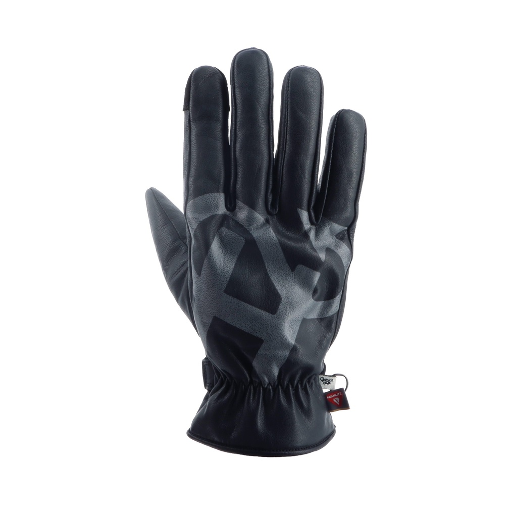Helstons BLUES WINTER GRAY Leather (Black) (Glove)