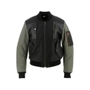 Helstons H-BOMB WOMEN Technical Fabric BLACK-KHAKI (Jacket)