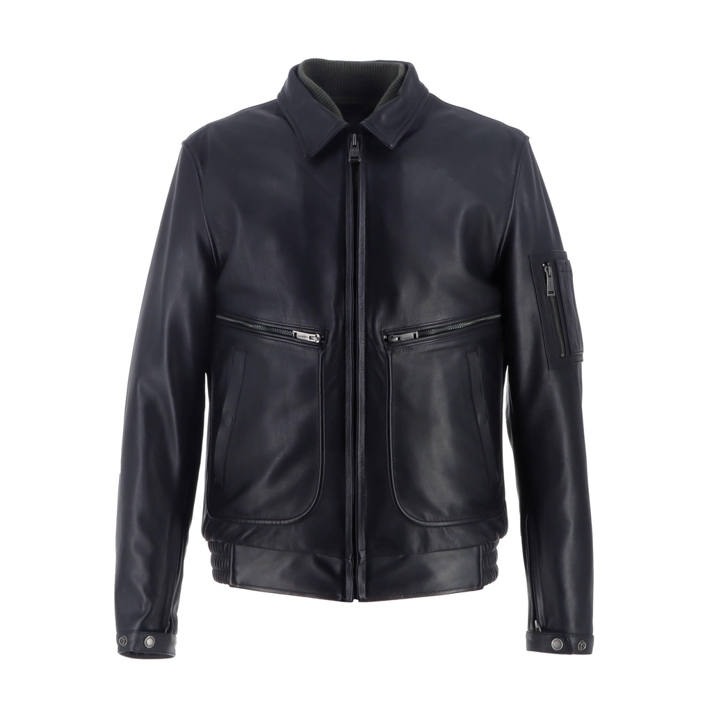 Helstons JET Leather Rag BLACK (Jacket)