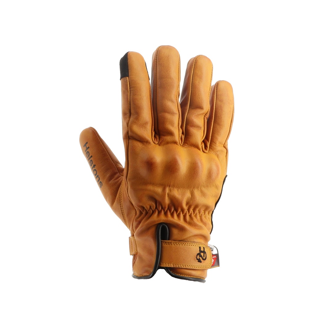 Helstons SKA WINTER Leather GOLD-BLACK (Glove)
