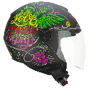 CGM 167S FLO JOY Black Light Blue Green matt long