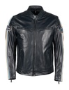 Helstons RACE Leather Aniline blue
