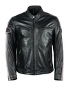 Helstons RACE Leather Aniline black