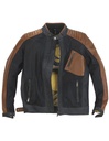 Helstons COLT AIR Toile Denim-MESH-Leather blue-tan