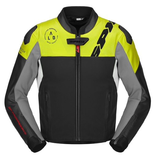 SPIDI DP PROGRESSIVE HYBRID PERFORATED Black/Fluorescente yellow