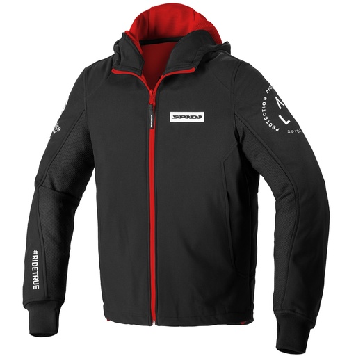 SPIDI HOODIE ARMOR EVO Red