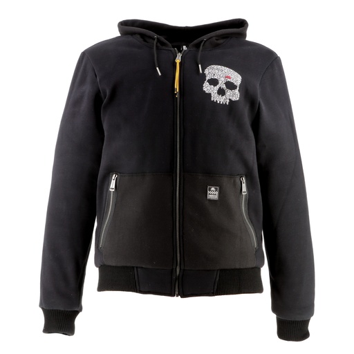 Helstons HOODIE -Aramide black bones