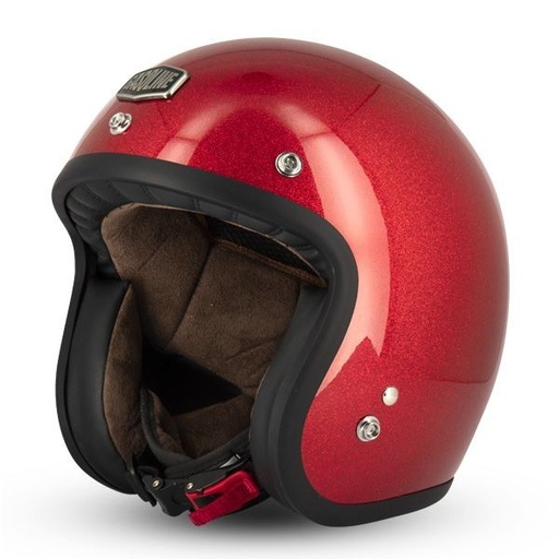 Gasoline S250 matt metalflake red