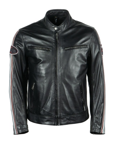 Helstons RACE Leather Aniline black
