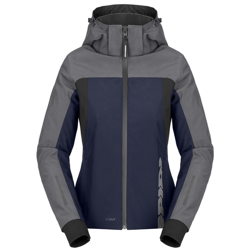 SPIDI HOODIE H2OUT II LADY Blue/Silver