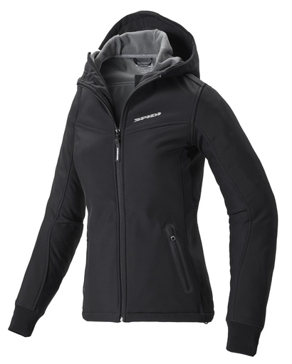 SPIDI HOODIE ARMOR LADY Black
