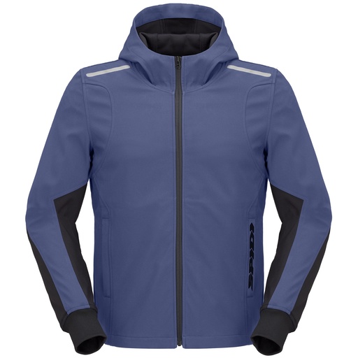 SPIDI HOODIE ARMOR LIGHT Sky-blue/Black