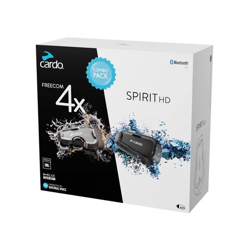 [BUN00002] KIT INTERCOMUNICADOR CARDO FREECOM 4X / SPIRIT HD