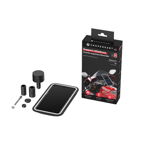 [SPHSPORTIVEM] FUNDA SMARTPHONE UNIVERSAL MAGNÉTICA SHAPEHEART STEM MOUNT M