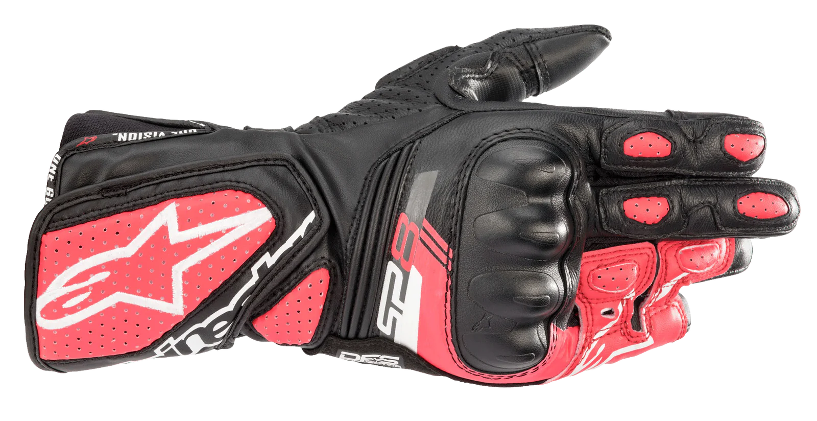 Alpinestars Stella Sp-8 V3 Gloves Black White Diva Pink