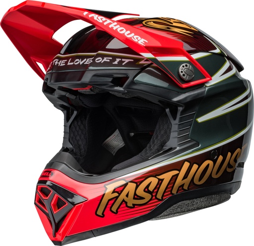 Casco BELL Moto-10 Spherical - Tomac Replica 24 Gloss White/Gold
