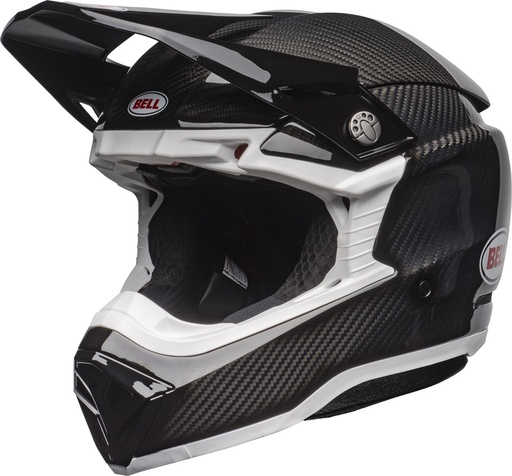 BELL Moto-10 Spherical Solid White Black