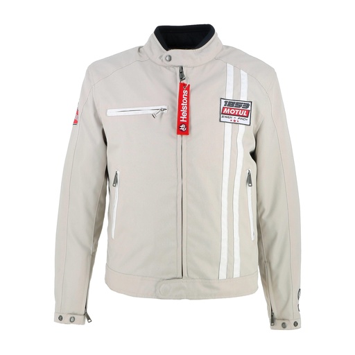 Helstons SILVER Technical Fabric BOXER (White) (Jacket)