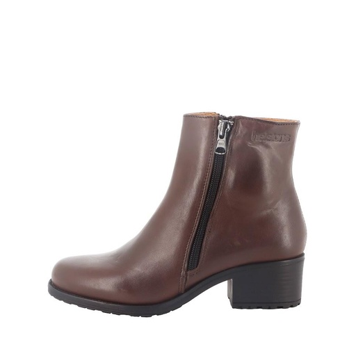 Helstons CHARLINE BROWN Leather (Zipped Ankle Boots)