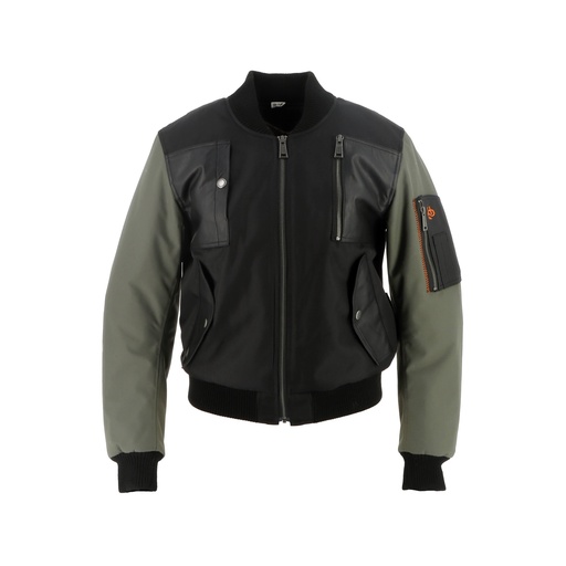 Helstons H-BOMB WOMEN Technical Fabric BLACK-KHAKI (Jacket)