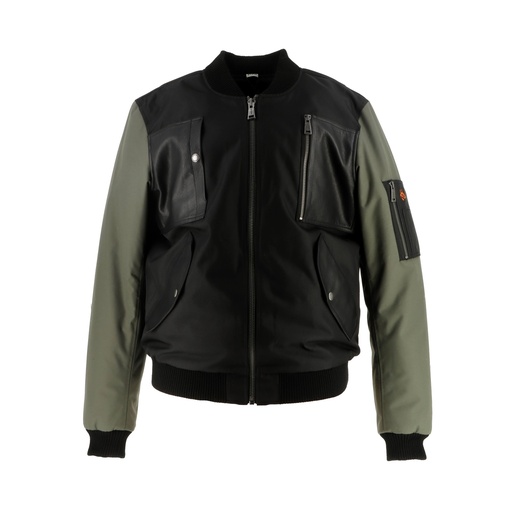 Helstons H-BOMB MEN Technical Fabric BLACK-KHAKI (Jacket)