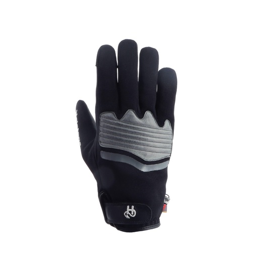 Helstons JAZZ WINTER 4Ways-BLACK Leather (Grey) (Glove)